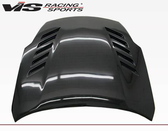 2003-2008 Nissan 350Z 2 doors Astek Style Carbon Fiber Black Hood