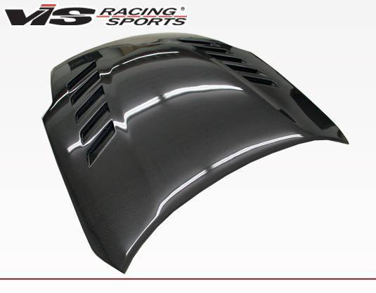 2003-2008 Nissan 350Z 2 doors Astek Style Carbon Fiber Black Hood