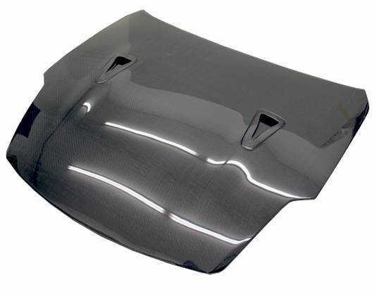 2003-2006 Nissan 350Z 2 doors R35 Style Carbon Fiber Black Hood