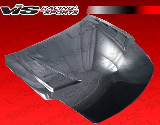 2003-2006 Nissan 350Z 2 doors TERMINATOR GT Style Carbon Fiber Black Hood