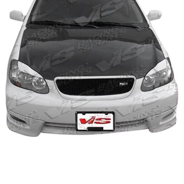 2003-2008 Toyota Corolla 4 doors OEM Style Carbon Fiber Black Hood