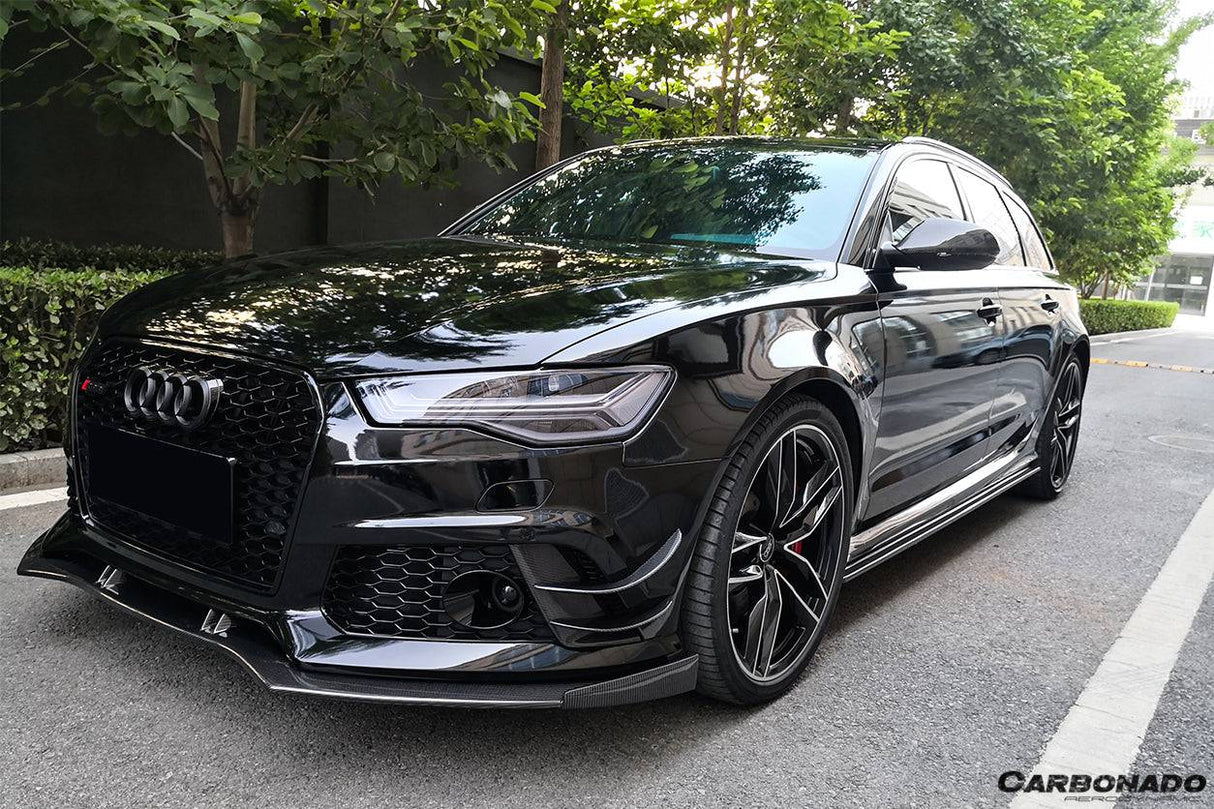 2013-2018 Audi RS6 Avant MN Style Carbon Fiber Side Skirts