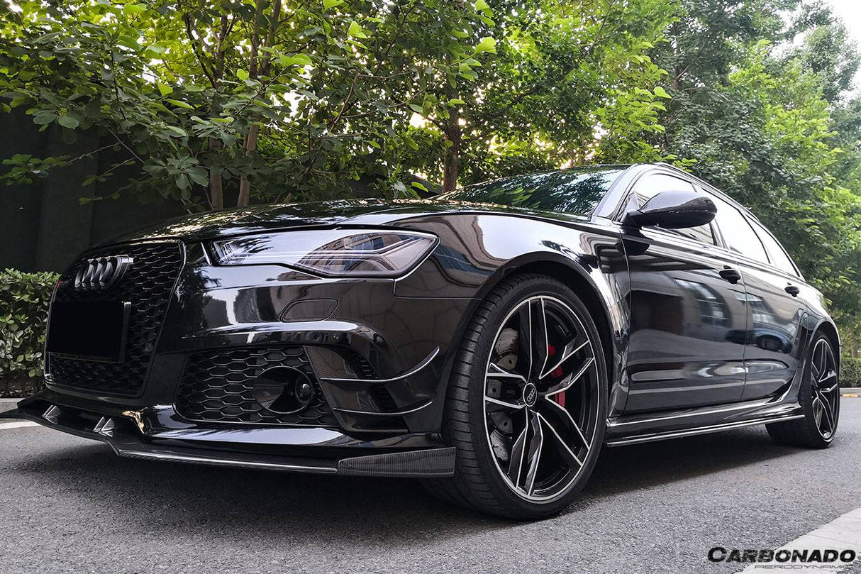2013-2018 Audi RS6 Avant MN Style Carbon Fiber Side Skirts