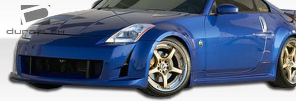 2003-2008 Nissan 350Z AM-S Style Side Skirts - 2 Piece - FRP