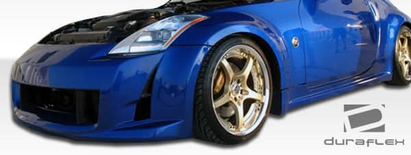 2003-2008 Nissan 350Z AM-S Style Side Skirts - 2 Piece - FRP