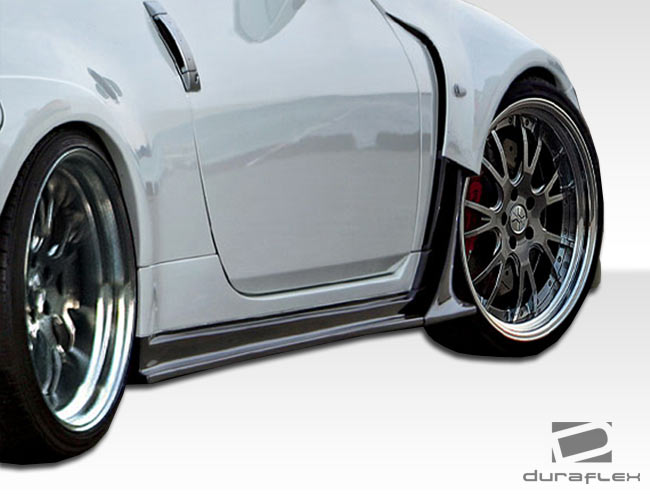2003-2008 Nissan 350Z AM-S Style Wide Body Front Fenders - FRP
