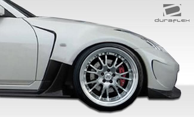2003-2008 Nissan 350Z AM-S Style Wide Body Front Fenders - FRP