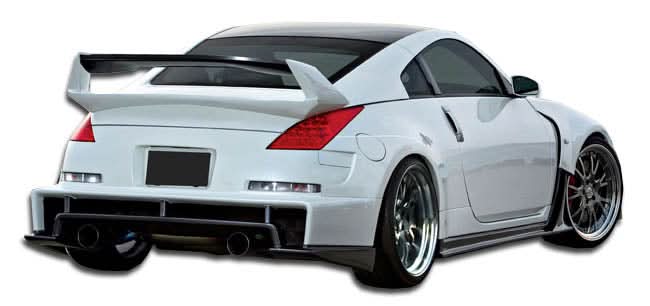 2003-2008 Nissan 350Z AM-S Style Wide Body Rear Bumper - FRP