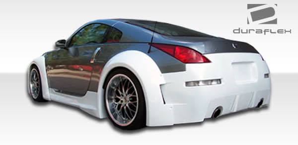 2003-2008 Nissan 350Z B-2 Style Wide Body Rear Fender Flares - FRP