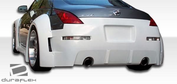 2003-2008 Nissan 350Z B-2 Style Wide Body Rear Fender Flares - FRP