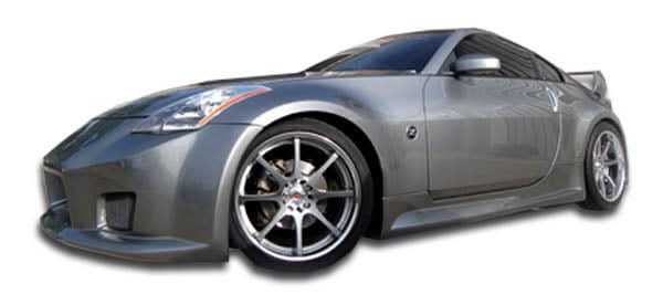 2003-2008 Nissan 350Z B-2 Style Wide Body Side Skirts - FRP