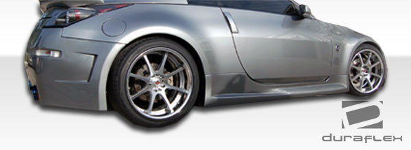 2003-2008 Nissan 350Z Z33 Duraflex B-2 Wide Body Side Skirts Rocker Panels - 2 Piece