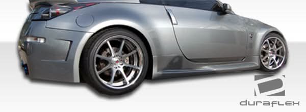 2003-2008 Nissan 350Z B-2 Style Wide Body Side Skirts - FRP