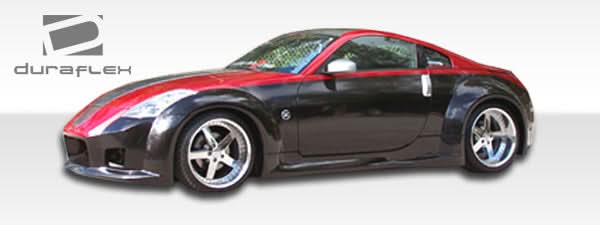 2003-2008 Nissan 350Z B-2 Style Wide Body Side Skirts - FRP