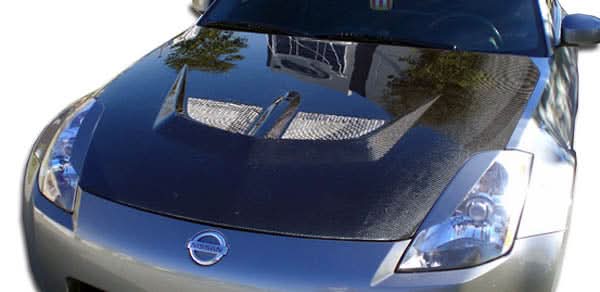 2003-2006 Nissan 350Z Z33 Evo Style Hood - Carbon Fiber