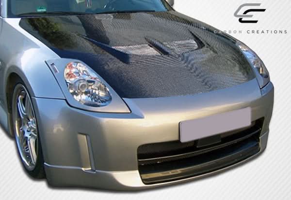 2003-2006 Nissan 350Z Z33 Evo Style Hood - Carbon Fiber