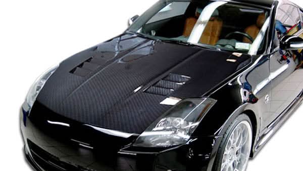 2003-2006 Nissan 350Z JGTC Style Hood - Carbon Fiber