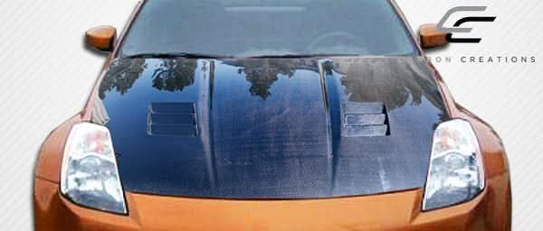 2003-2006 Nissan 350Z JGTC Style Hood - Carbon Fiber