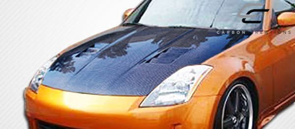 2003-2006 Nissan 350Z JGTC Style Hood - Carbon Fiber