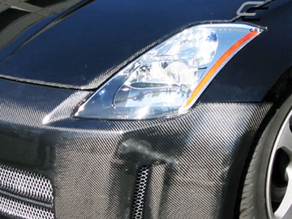 2003-2008 Nissan 350Z N-1 Style Front Bumper Cover - Carbon Fiber