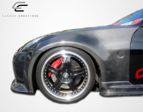 2003-2008 Nissan 350Z Z33 OEM Look Fenders - 2 Piece - Carbon Fiber