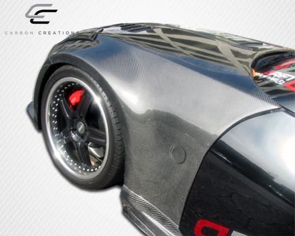 2003-2008 Nissan 350Z Z33 OEM Look Fenders - 2 Piece - Carbon Fiber