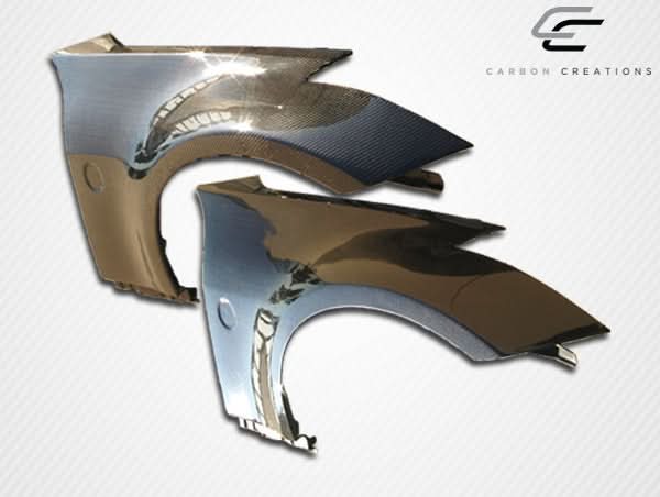 2003-2008 Nissan 350Z Z33 OEM Look Fenders - 2 Piece - Carbon Fiber