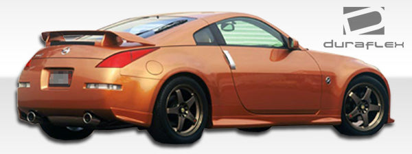 2003-2008 Nissan 350Z N-1 Style Rear Bumper Extensions - FRP