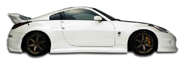 2003-2008 Nissan 350Z Z33 Spirit Style Side Skirts - 2 Piece - FRP