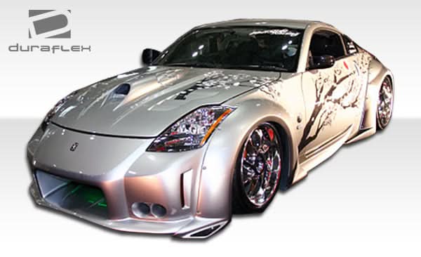 2003-2008 Nissan 350Z Vader 3 Style Wide Body Front Fender Flares - FRP