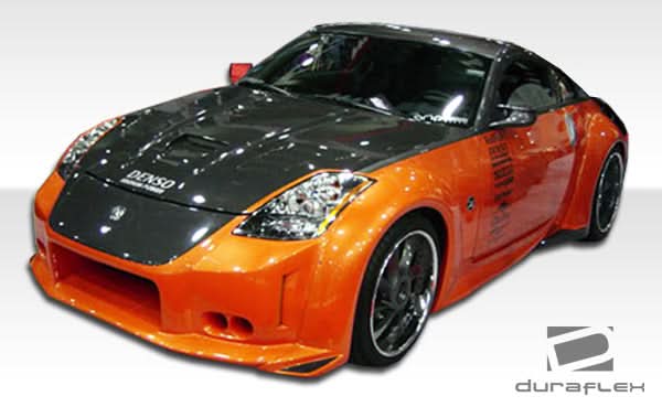 2003-2008 Nissan 350Z Vader 3 Wide Body Kit 8 Piece - FRP