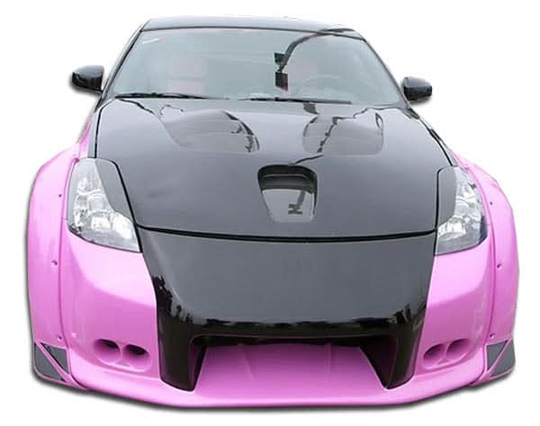 2003-2008 Nissan 350Z Vader 3 Style Wide Body Front Bumper - FRP