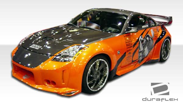 2003-2008 Nissan 350Z Vader 3 Style Wide Body Front Bumper - FRP