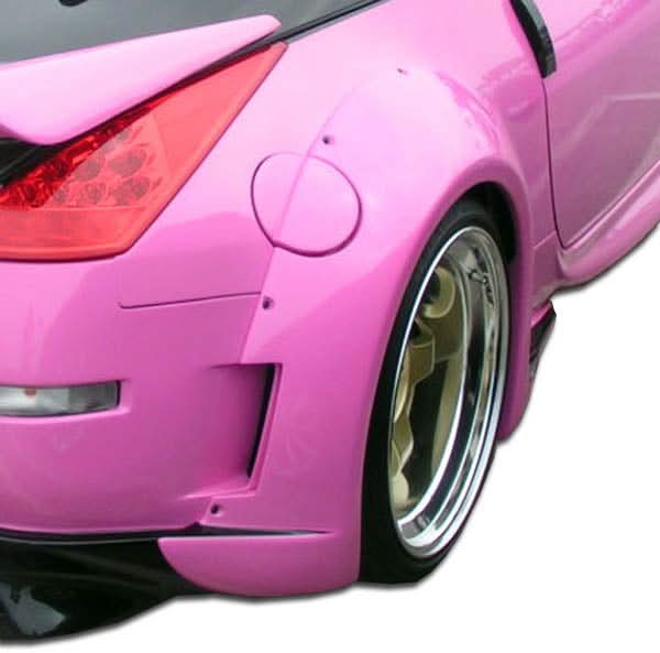 2003-2008 Nissan 350Z Vader 3 Wide Body Rear Fender Flares - 2 Piece