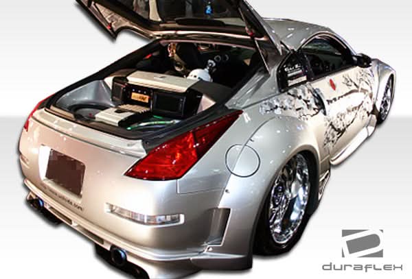 2003-2008 Nissan 350Z Vader 3 Wide Body Rear Fender Flares - 2 Piece