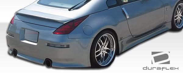 2003-2008 Nissan 350Z V-Speed Style Side Skirts - 2 Piece - FRP