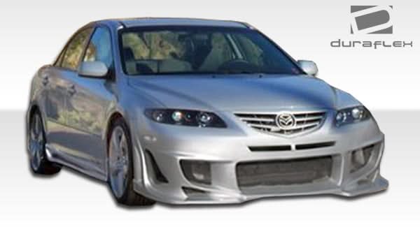 2003-2008 Mazda 6 Bomber Style Side Skirts Rocker Panels - 2 Piece