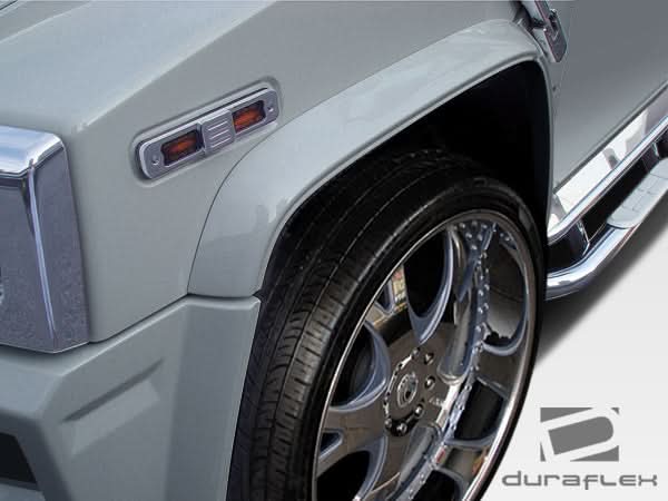 2003-2009 Hummer H2 BR-N Style Fender Flares - 6 Piece - FRP