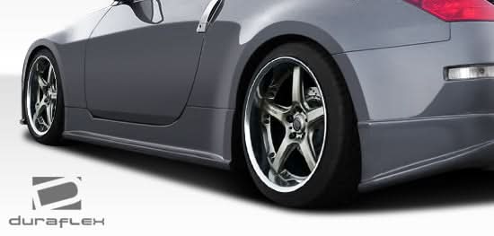 2003-2008 Nissan 350Z J-Spec 2 Style Side Skirts Rocker Panels - FRP