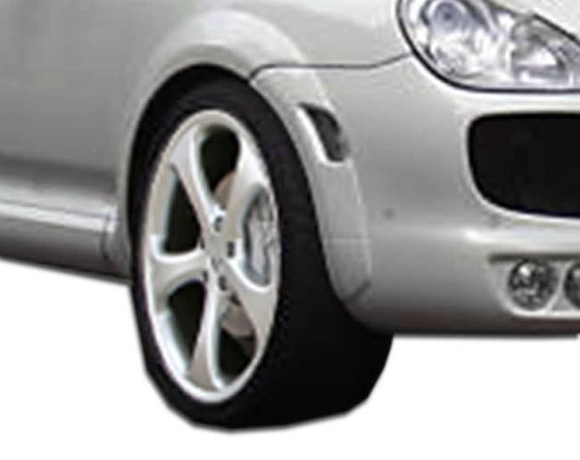 2003-2006 Porsche Cayenne G-Sport Style Wide Body Front Fender Flares - 4 Piece - FRP