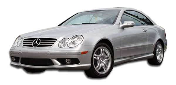 2003-2009 Mercedes CLK AMG Look Side Skirts Rocker Panels - FRP