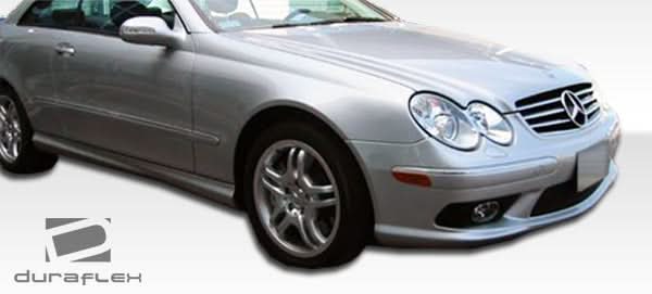 2003-2009 Mercedes CLK AMG Look Side Skirts Rocker Panels - FRP