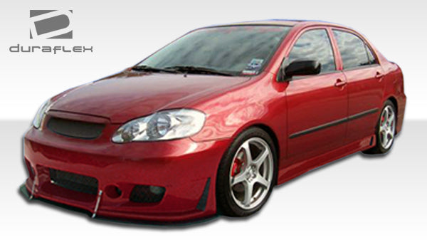 2003-2008 Toyota Corolla B-2 Style Front Bumper Cover - FRP