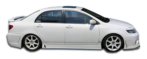 2003-2008 Toyota Corolla B-2 Style Side Skirts Rocker Panels - FRP