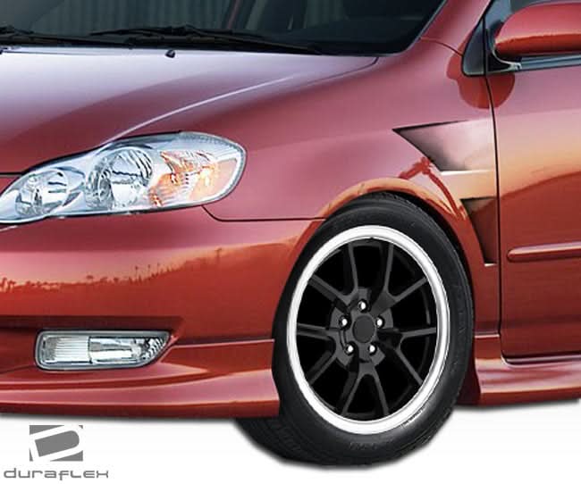 2003-2008 Toyota Corolla GT Concept Style Fenders - 2 Piece - FRP