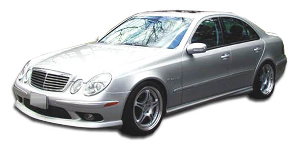 2003-2009 Mercedes E Class W211 AMG Look Side Skirts - 2 Piece - FRP