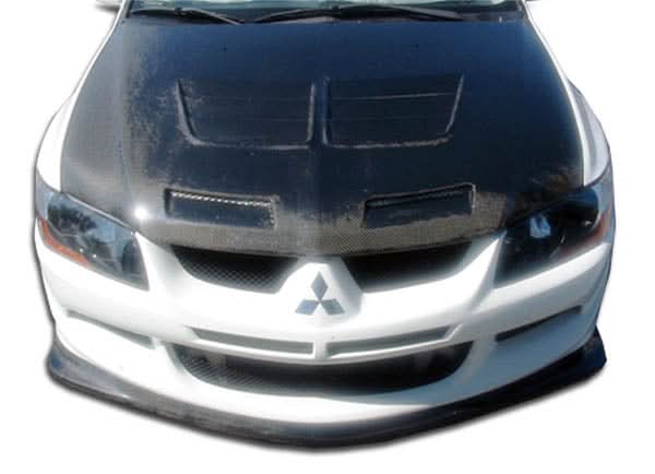 2003-2005 Mitsubishi Lancer Evolution 8 Demon Style Front Lip - Carbon Fiber