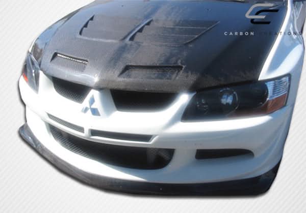 2003-2005 Mitsubishi Lancer Evolution 8 Demon Style Front Lip - Carbon Fiber