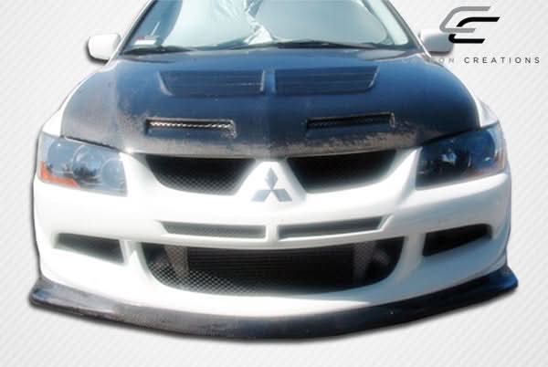 2003-2005 Mitsubishi Lancer Evolution 8 Demon Style Front Lip - Carbon Fiber