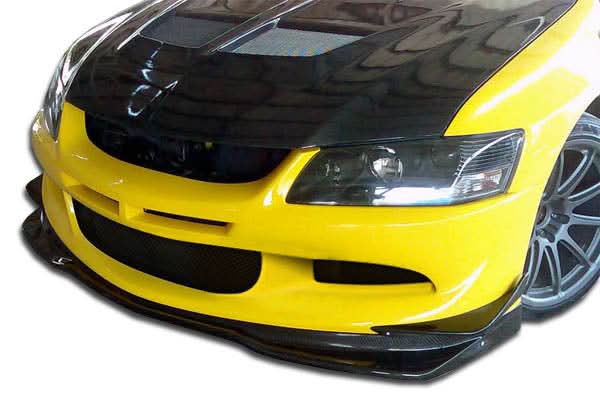 2003-2005 Mitsubishi Lancer Evolution 8 VR-S Style Front Lip Under Spoiler Air Dam - Carbon Fiber